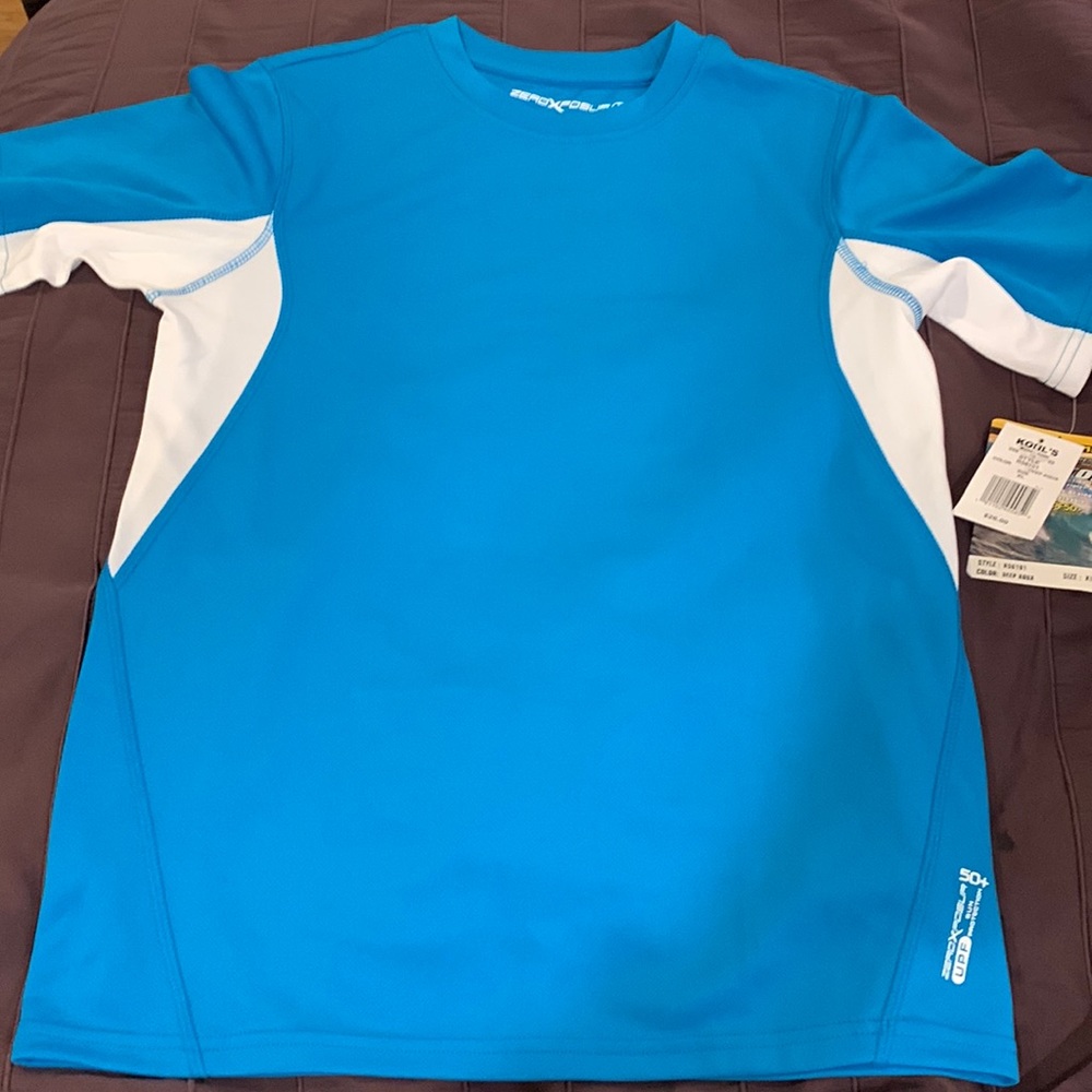 2 Boys swim Shirts.